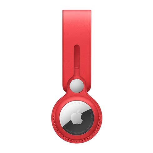 Apple AirTag Leather Loop, red MK0V3ZM/A