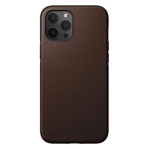 Odolné púzdro Nomad s Magsafe pre iPhone 12 Pro Max, hnedé