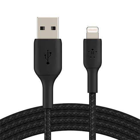Belkin Boost Charge Lightning to USB-A Cable CAA002bt2MBK Čierna 2 m USB Kábel