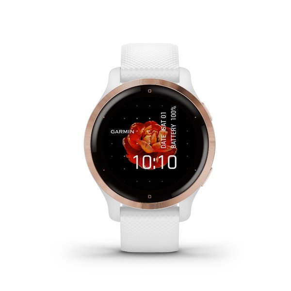 Smart hodinky Garmin Venu 2S, rose gold/white