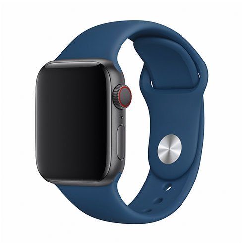 Športový náhradný remienok Devia Deluxe Series pre Apple Watch 40mm, modrý