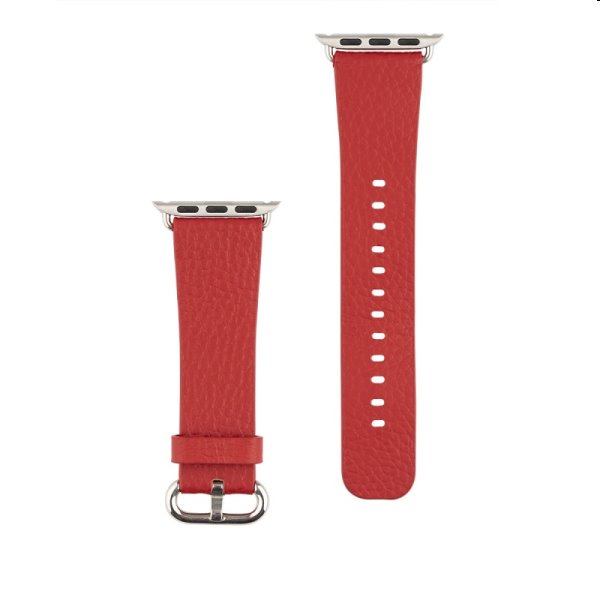 E-shop Kožený remienok COTEetCI Leather pre Apple Watch 42/44/45mm, červený