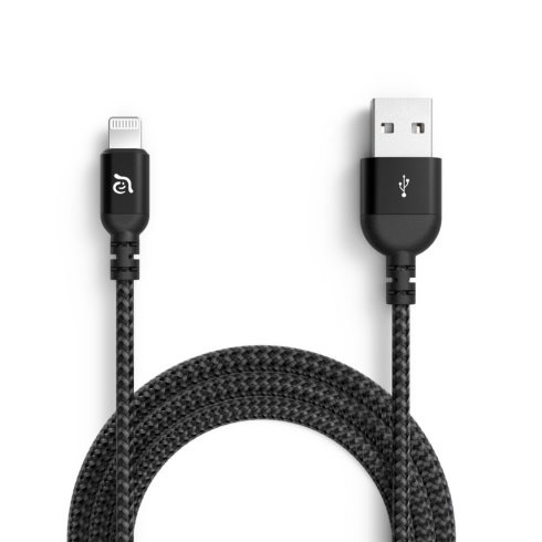E-shop Adam Elements kábel PeAk III 200B USB na Lightning 2m, black AEACBAD3AL200BBK