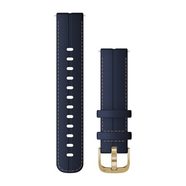 Garmin Quick Release kožený remienok 18 mm, navy/light gold