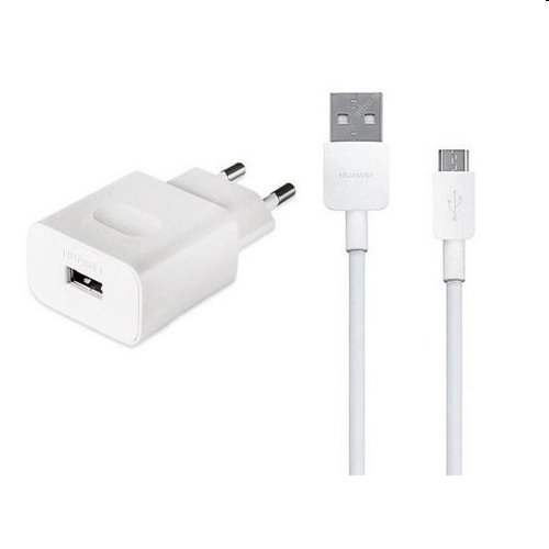 Huawei travel charger AP32 Smart Fast Charge with MicroUSB cable, white
