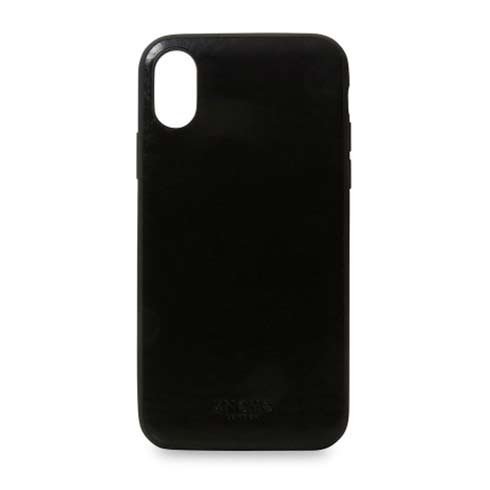 Knomo Leather Case for iPhone X/XS, black 90-975-BLK