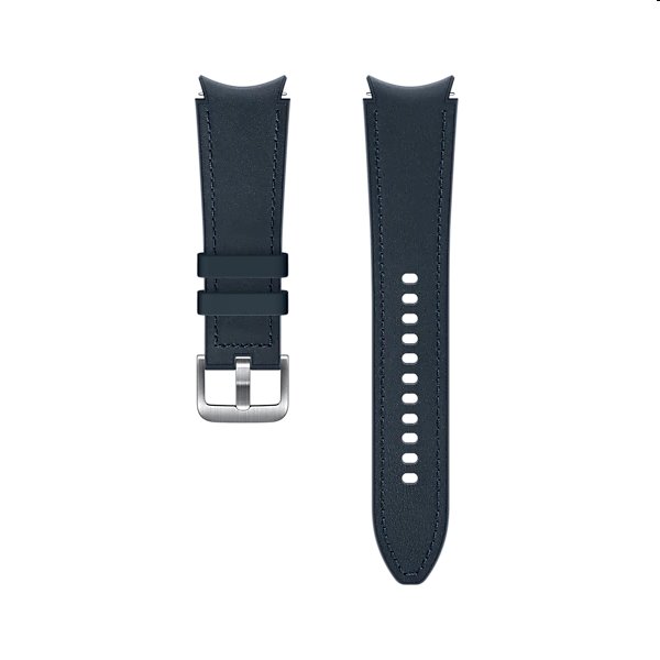 Náhradný hybridný kožený remienok pre Samsung Galaxy Watch4 (veľkosť S/M), navy