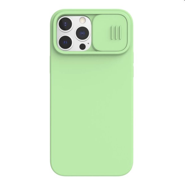 E-shop Zadný silikónový kryt Nillkin CamShield Silky Magnetic pre iPhone 13 Pro Max, zelená 57983106127