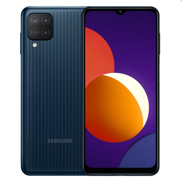 Samsung Galaxy M12, 4/128GB, čierna, nový tovar, neotvorené balenie