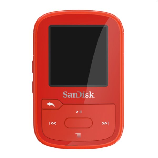 Prehrávač SanDisk MP3 Clip Sport Plus 32 GB, červený