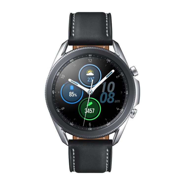 Samsung Galaxy Watch3 SM-R840, 45mm, strieborná, Trieda B - použité, záruka 12 mesiacov