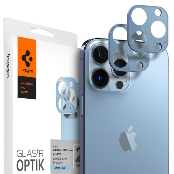 Lenz  - Spigen Optik Camera Lens Apple iPhone 13 Pro/13 Pro Max Sierra Blue [2 PACK]