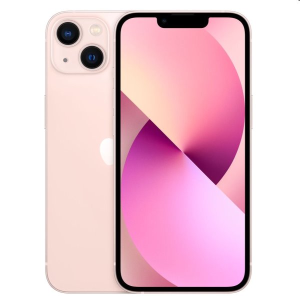 Apple iPhone 13 128GB, pink, Trieda C - použité, záruka 12 mesiacov