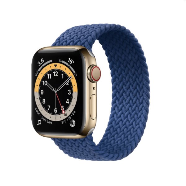 E-shop COTEetCI Nylon Braided Band 161 mm for Apple Watch 38/40/41 mm, atlantic blue