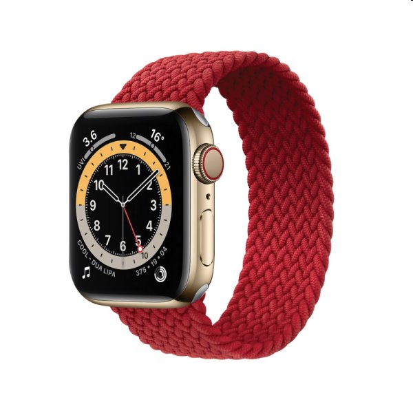 COTEetCI nylónový náramok 157 mm pre Apple Watch 42/44/45 mm, červený