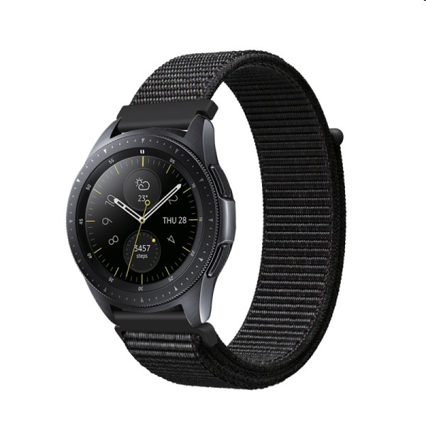 E-shop COTEetCI univerzálny nylonový náramok 20 mm pre Apple Watch 42/44/45 mm, čierny