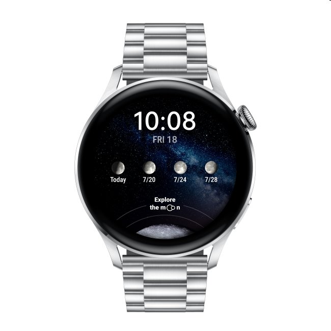 Hodinky Huawei Watch 3 Elite, strieborné