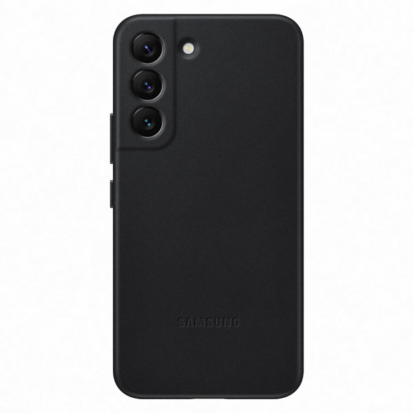Puzdro Leather Cover pre Samsung Galaxy S22, black EF-VS901LBEGWW
