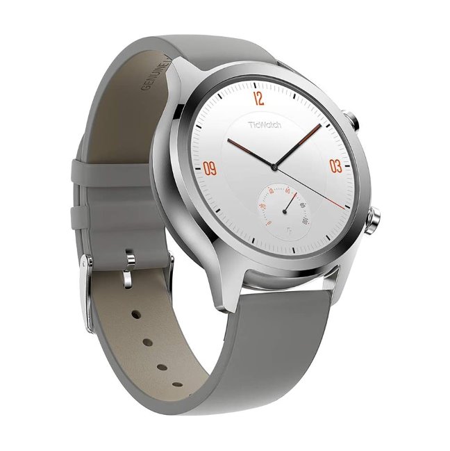 E-shop TicWatch C2, Platinum Silver - Smart hodinky - OPENBOX (Rozbalený tovar s plnou zárukou)