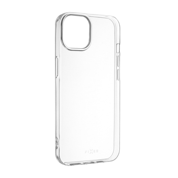 FIXED TPU Skin Ultratenké gélové puzdro pre Apple iPhone 13, 0,6 mm, číre