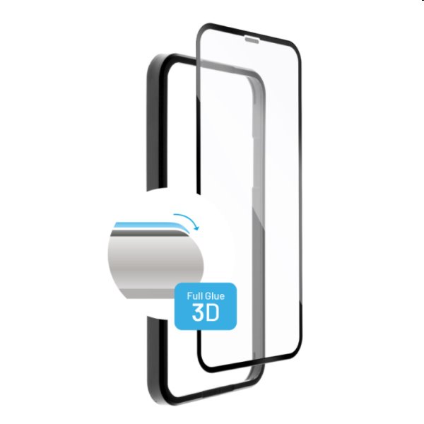 FIXED 3D ochranné tvrdené sklo pre Apple iPhone 12, 12 Pro, čierna