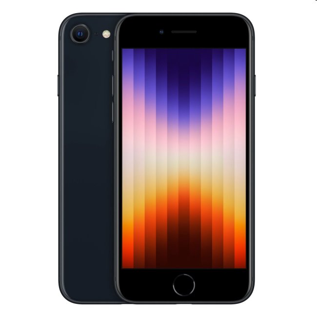 Apple iPhone SE (2022), 128GB, polnočná, nový tovar, neotvorené balenie