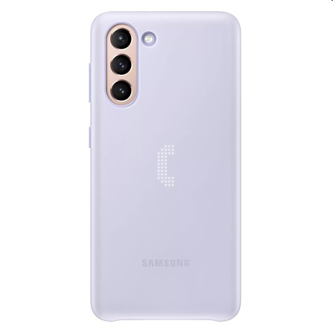 Puzdro LED Cover pre Samsung Galaxy S21 Plus, violet - OPENBOX (Rozbalený tovar s plnou zárukou) EF-KG996CVEGWW
