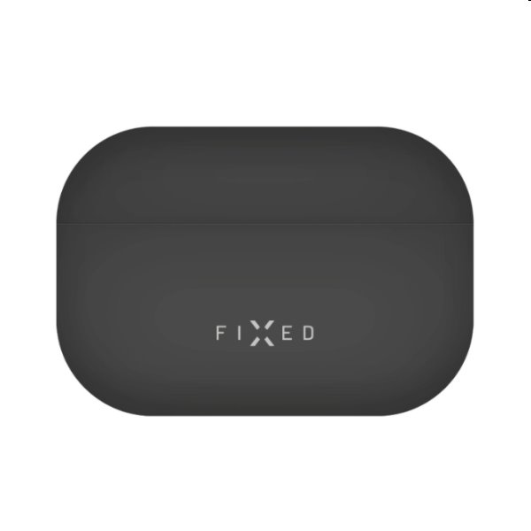 E-shop FIXED Silky Silikónové púzdro pre Apple AirPods Pro, čierne