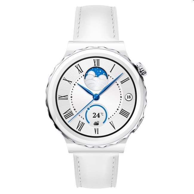 Huawei Watch GT3 Pro 43mm, white - vystavený kus