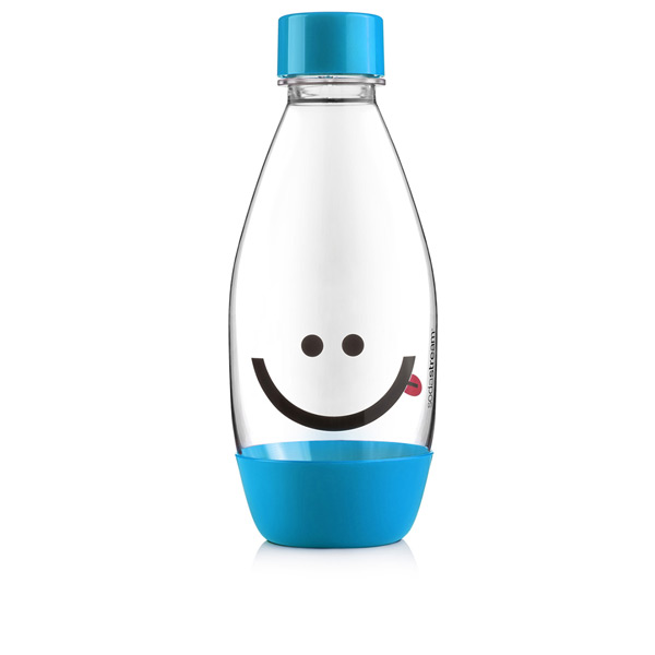 SodaStream Fľaša detská 0.5l smajlík modrá
