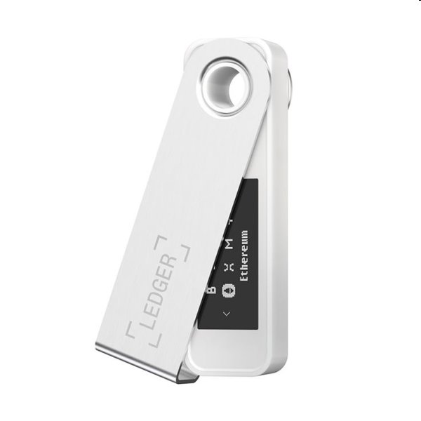 Ledger Nano S Plus hardvérová peňaženka na kryptomeny, biela