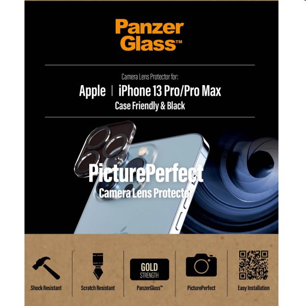 PanzerGlass ochranný kryt objektívu fotoaparátu pre Apple iPhone 13 Pro, 13 Pro Max
