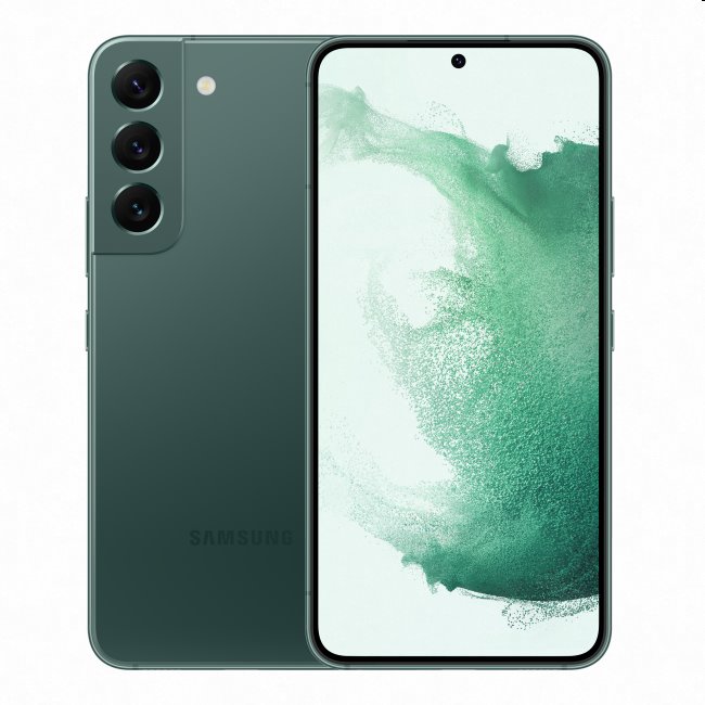 Samsung Galaxy S22, 8/128GB, zelená, Trieda A - použité, záruka 12 mesiacov