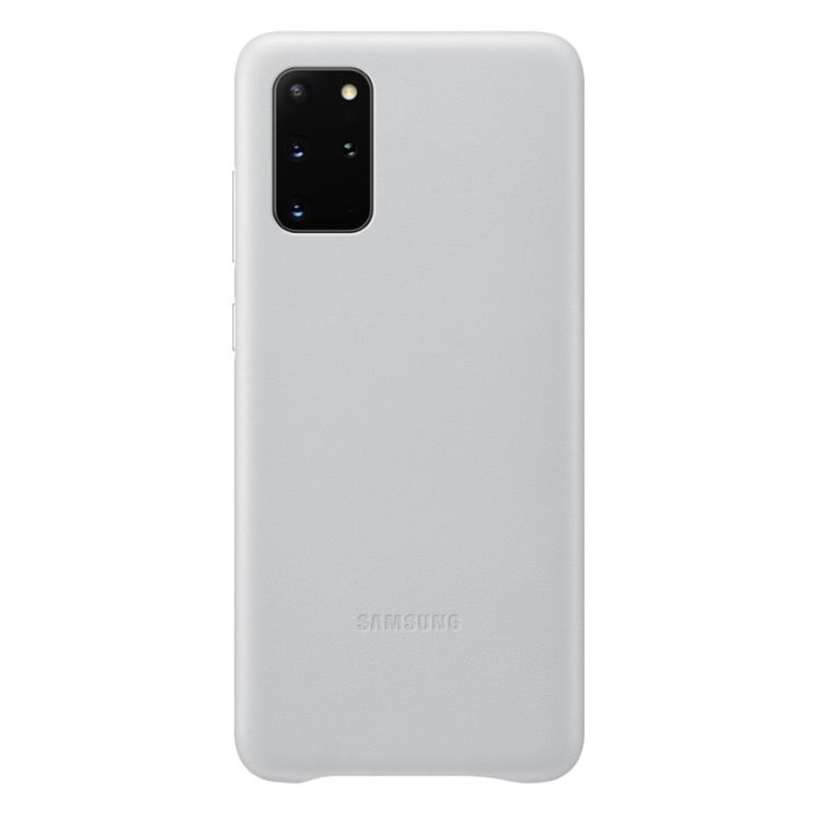 Puzdro Leather Cover pre Samsung Galaxy S20 Plus - G985F, Light Gray (EF-VG985LS) - OPENBOX (Rozbalený tovar s plnou zárukou)