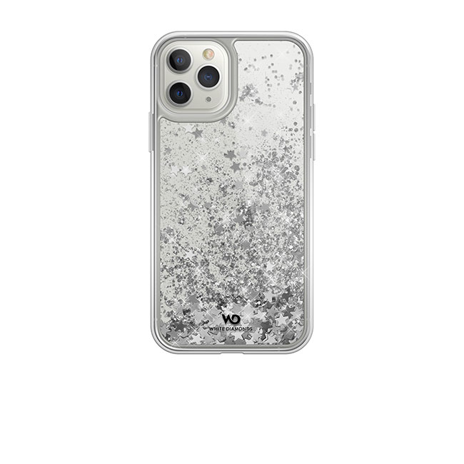 Puzdro White Diamonds Sparkle pre Apple iPhone 11 Pro, Silver Stars - OPENBOX (Rozbalený tovar s plnou zárukou) 1400SPK12