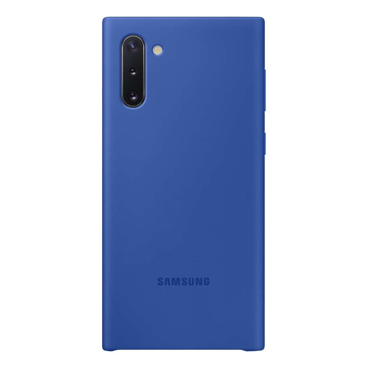 Samsung Silicone Cover Note 10, blue - OPENBOX (Rozbalený tovar s plnou zárukou)