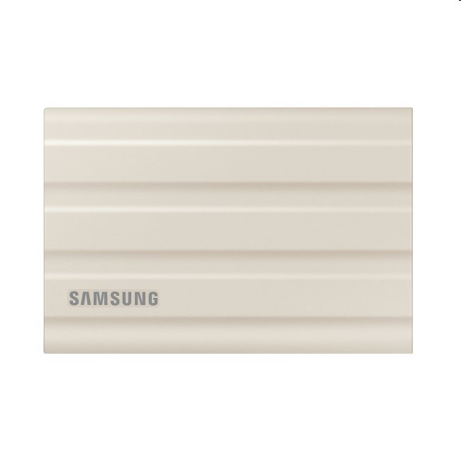 E-shop Samsung SSD disk T7 Shield, 1 TB, USB 3.2, béžová