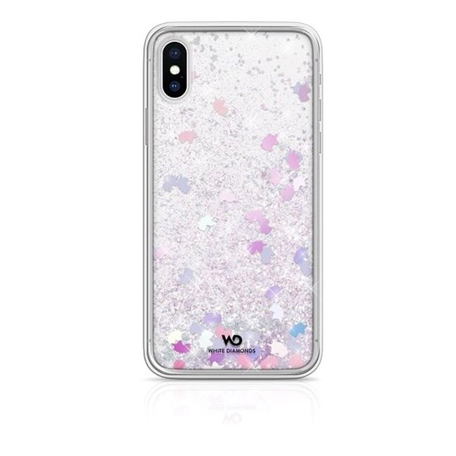 White Diamonds Sparkle Case Clear iPhone X/Xs, Unicorns - OPENBOX (Rozbalený tovar s plnou zárukou) 1370NSP13