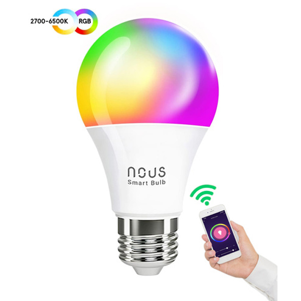Nous Smart WiFi žiarovka RGB E27 P3