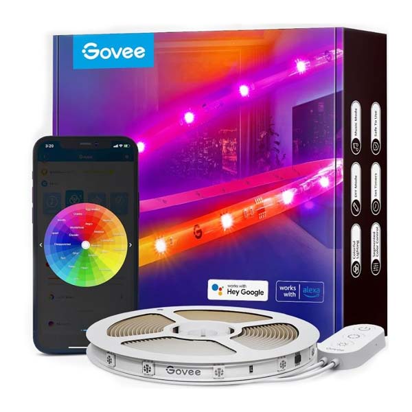 Govee WiFi RGBIC Smart PRO LED pás 10m - extra odolný
