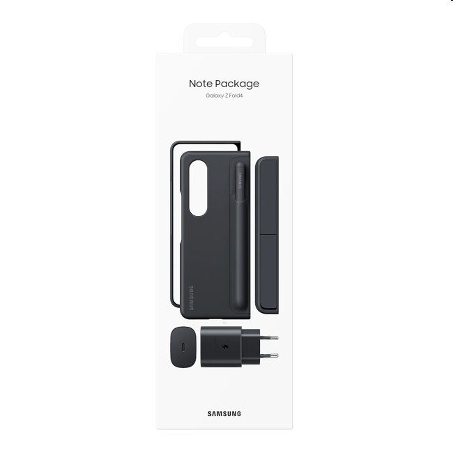 Puzdro so stojanom, S pen a nabíjací adaptér pre Samsung Galaxy Z Fold4, čierna EF-OF93KKBEGWW