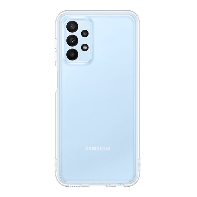 Zadný kryt Soft Clear Cover pre Samsung Galaxy A23, transparent EF-QA235TTEGWW