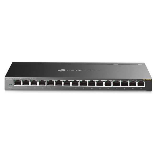 TP-Link TL-SG116E, 16 portov sieťový switch stolný