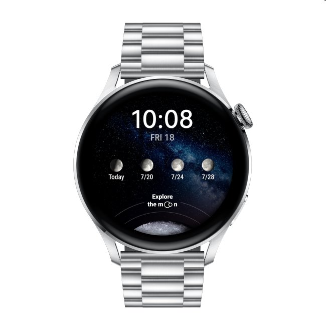 Huawei Watch 3 Elite, silver - OPENBOX (Rozbalený tovar s plnou zárukou)
