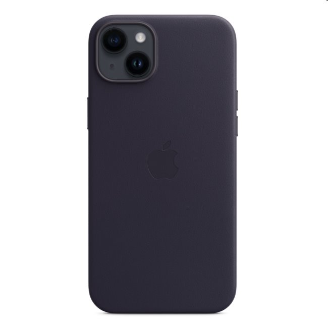 Kožený zadný kryt pre Apple iPhone 14 Plus s MagSafe, atramentovo fialová MPPC3ZM/A