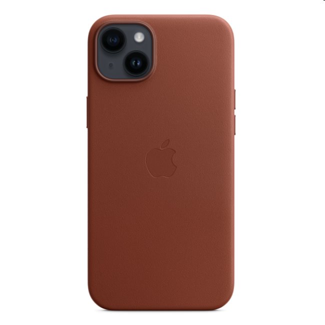 Kožený zadný kryt pre Apple iPhone 14 Plus s MagSafe, tehlovo hnedá MPPD3ZM/A
