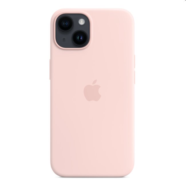 Silikónový zadný kryt pre Apple iPhone 14 s MagSafe, kriedovo-ružová MPRX3ZM/A