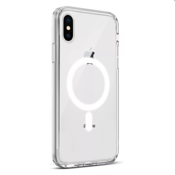 Puzdro ER Case Ice Snap s MagSafe pre Apple iPhone XS/X, transparentné