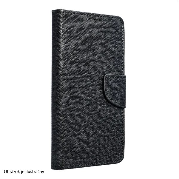 Knižkové puzdro FANCY Book pre Samsung Galaxy S22, čierna TEL133657