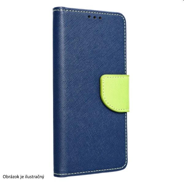 E-shop Knižkové puzdro FANCY Book pre Samsung Galaxy S22, modrá/zelená TEL133664
